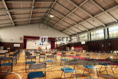 Japanese School Gymnasium