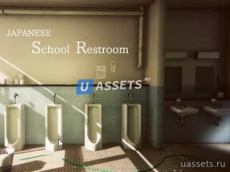 Japanese School Restroom