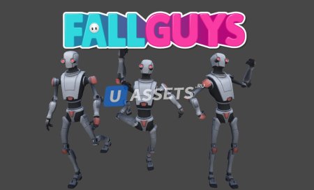 Animations from Fall Guys converted to Unity humanoid