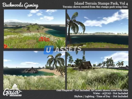 Gaia Stamps Pack Vol 04 - Island