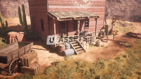 Western Desert Town