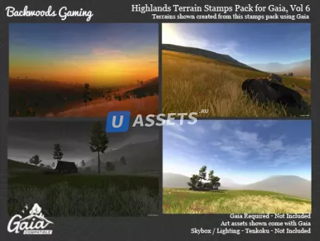 Gaia Stamps Pack Vol 06 - Highland Area
