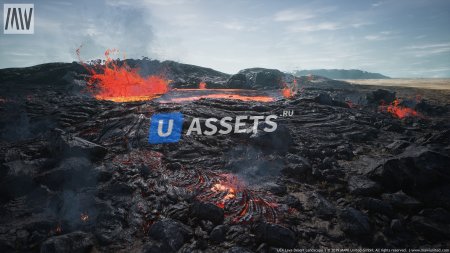 Lava Desert Landscape