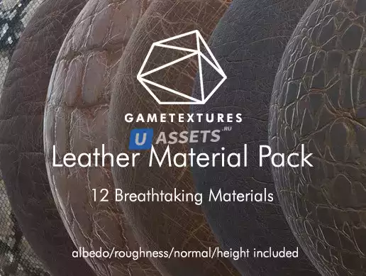 Leather Material Pack by GameTextures