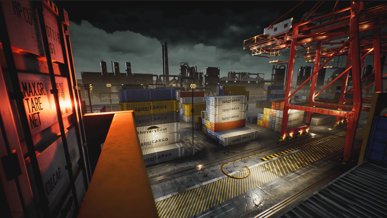 Container Yard Environment Set