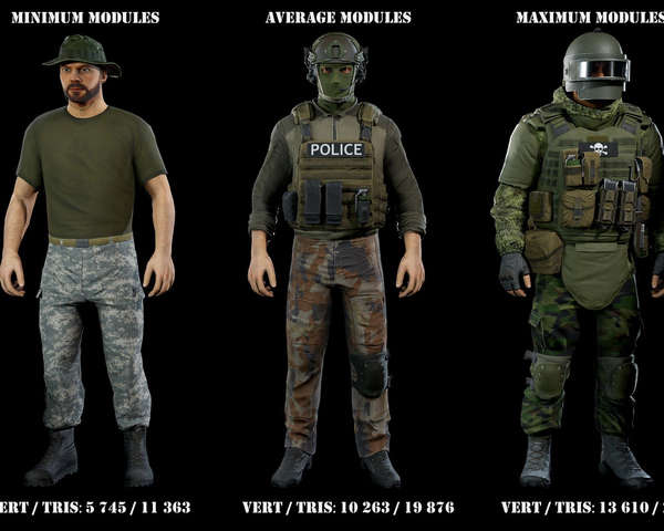 Modular military character 2