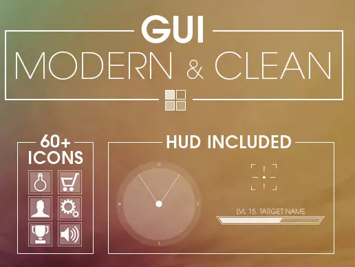 Modern & Clean GUI