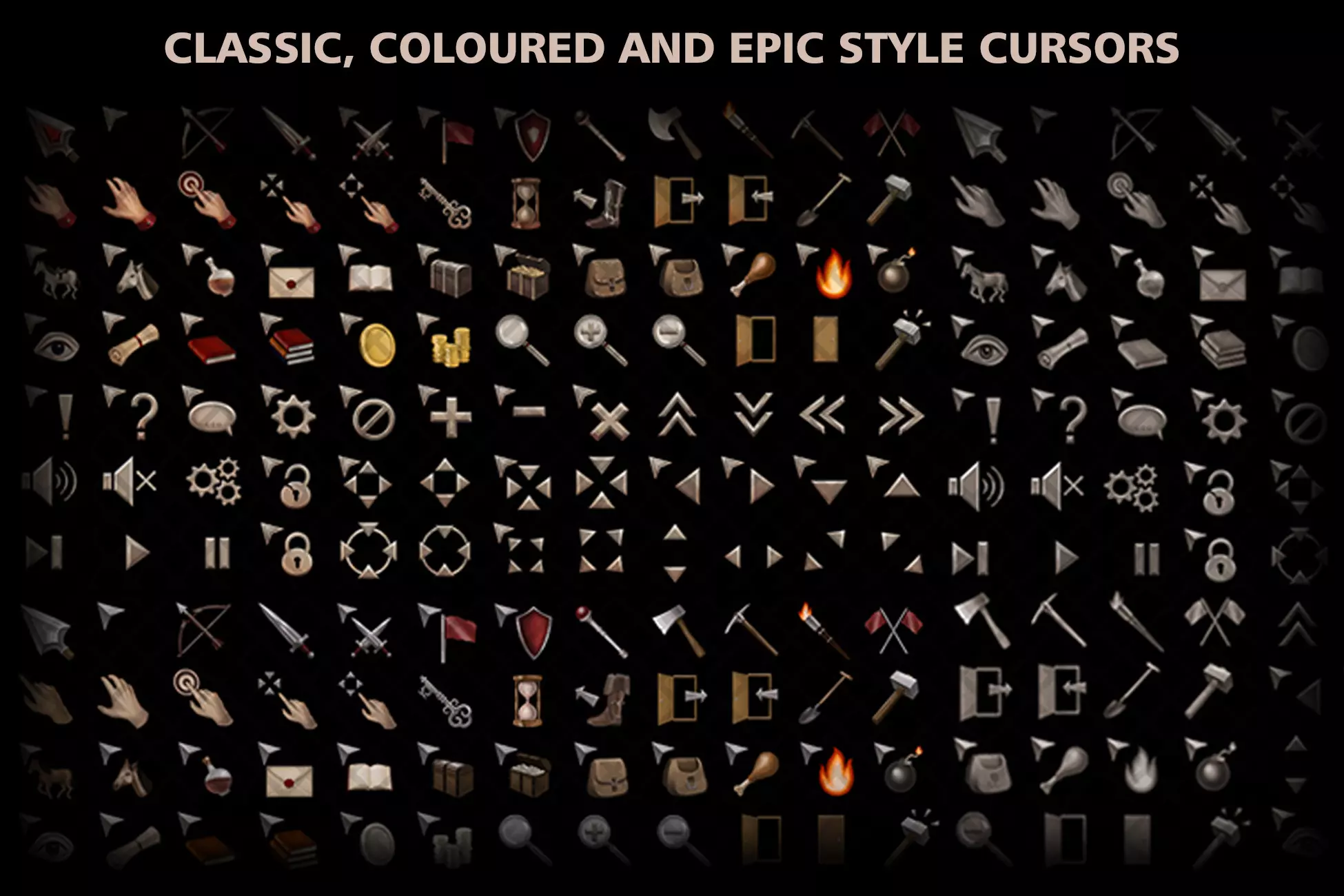 Stylized RPG Cursors