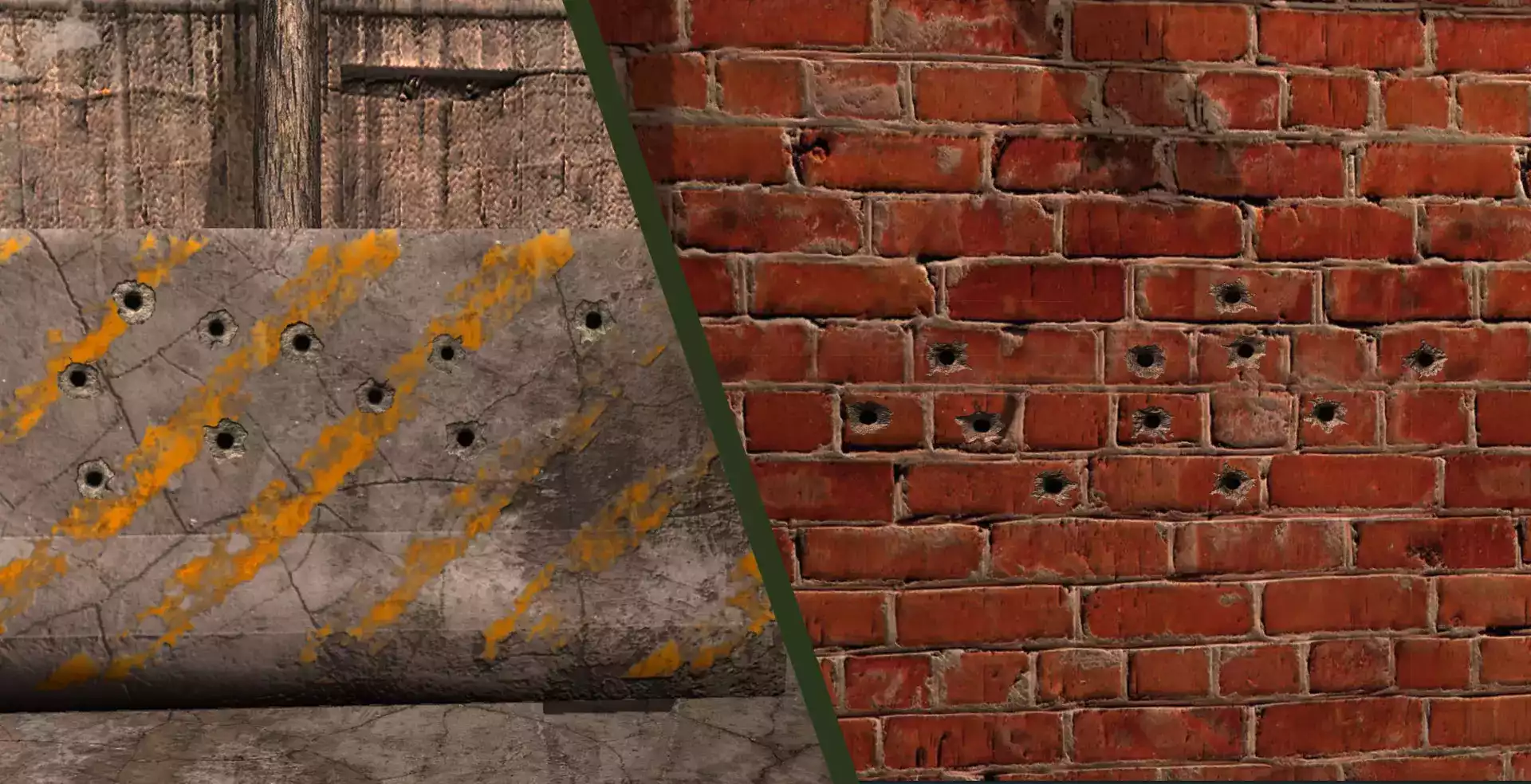 Bullet Impact VFX and Bullet Hole Decals With Sounds