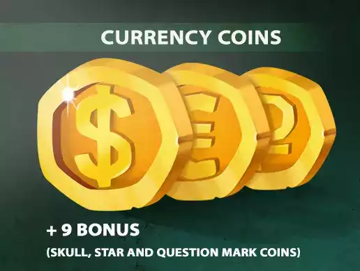 Currency coins
