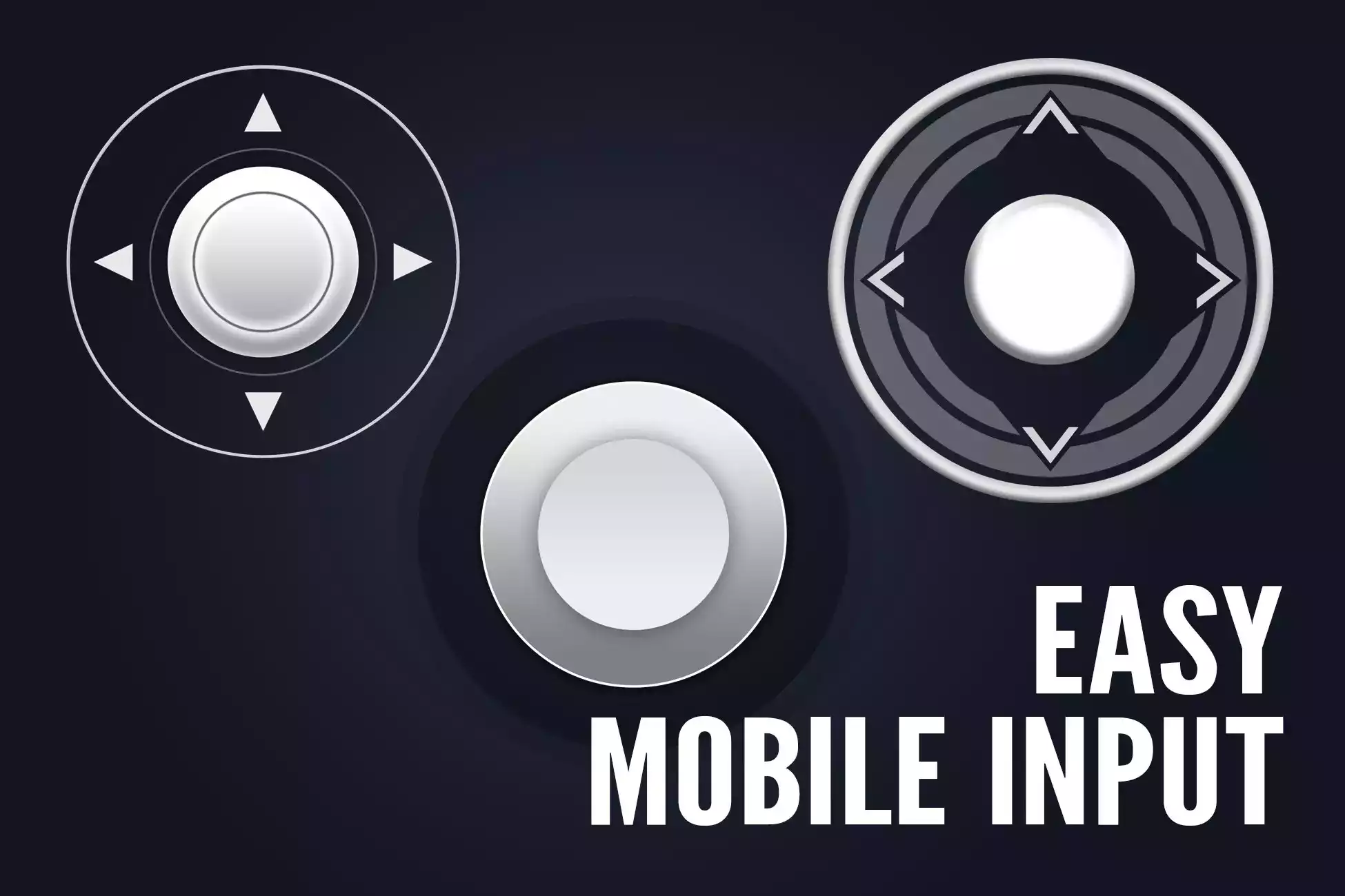 Easy mobile input | 10 Joystick images