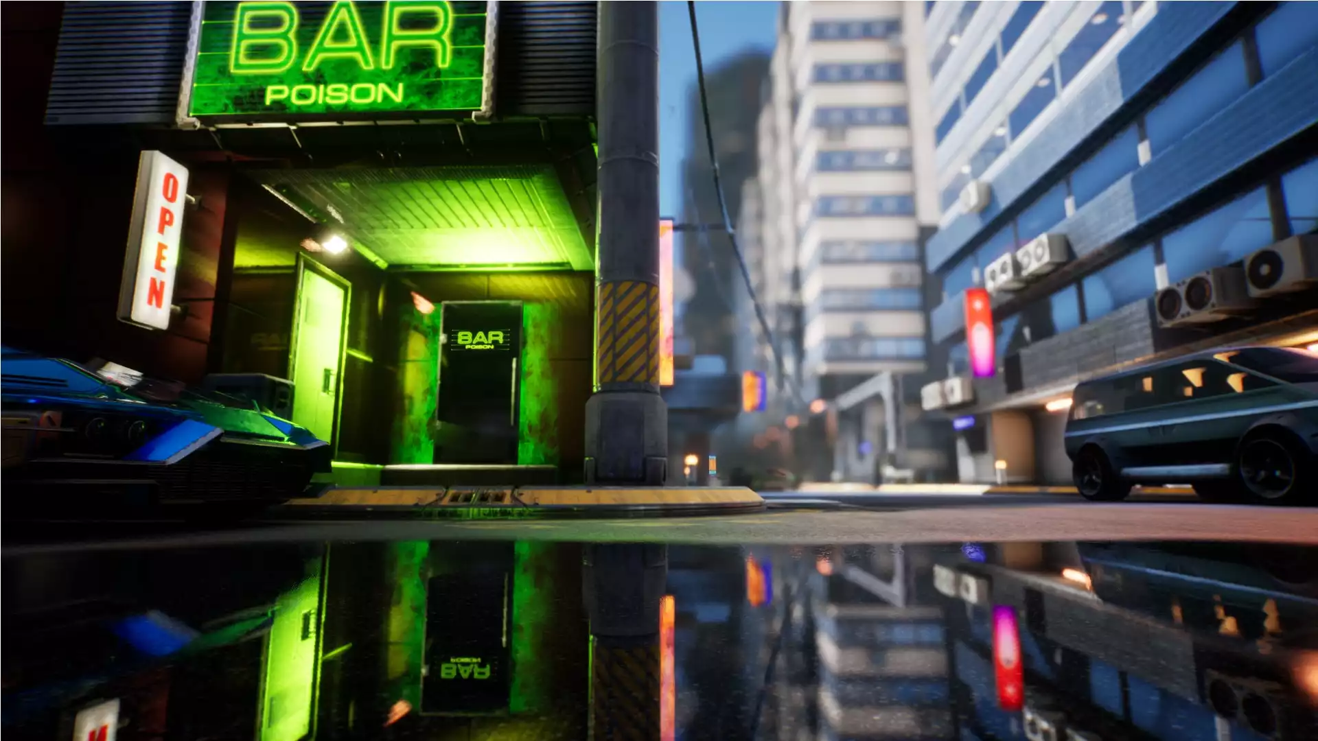 Cyberpunk street assets