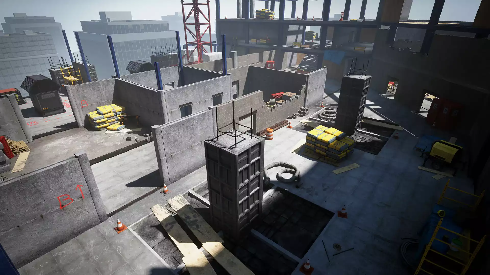 Skyscr Modular FPS Map