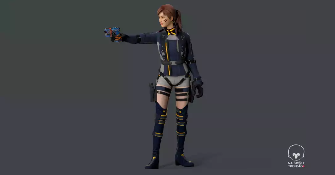 Lucy Warrior Character (PBR)
