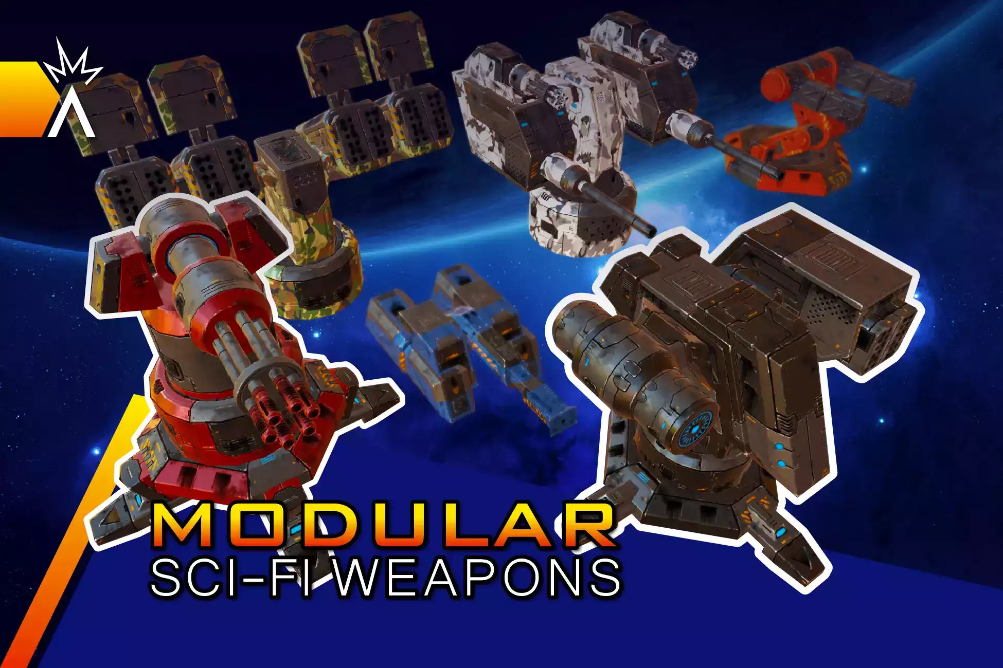 Modular Sci-Fi Weapons