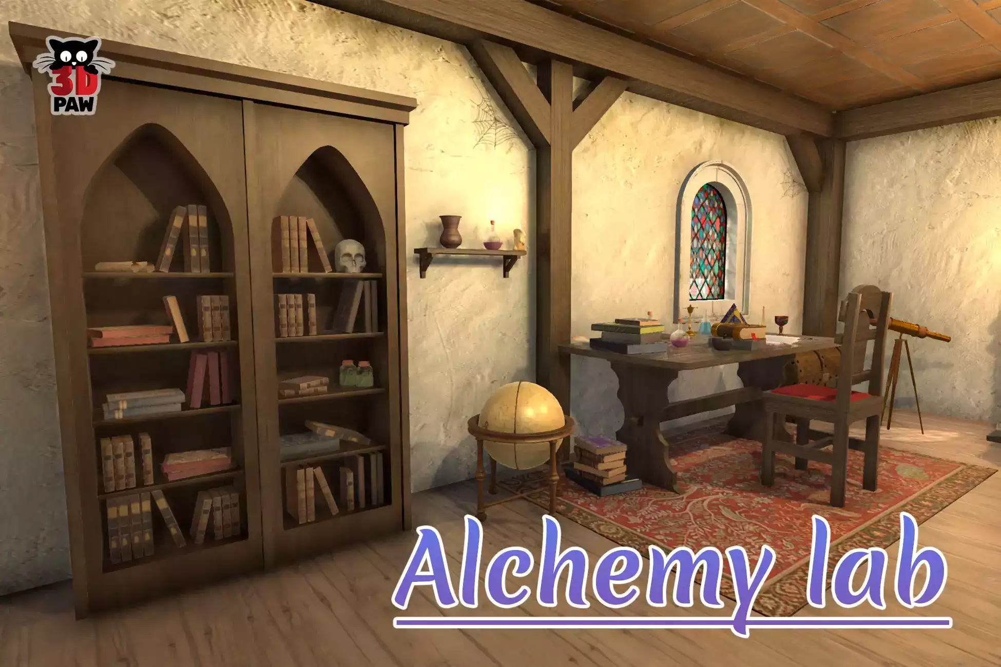 Alchemy laboratory
