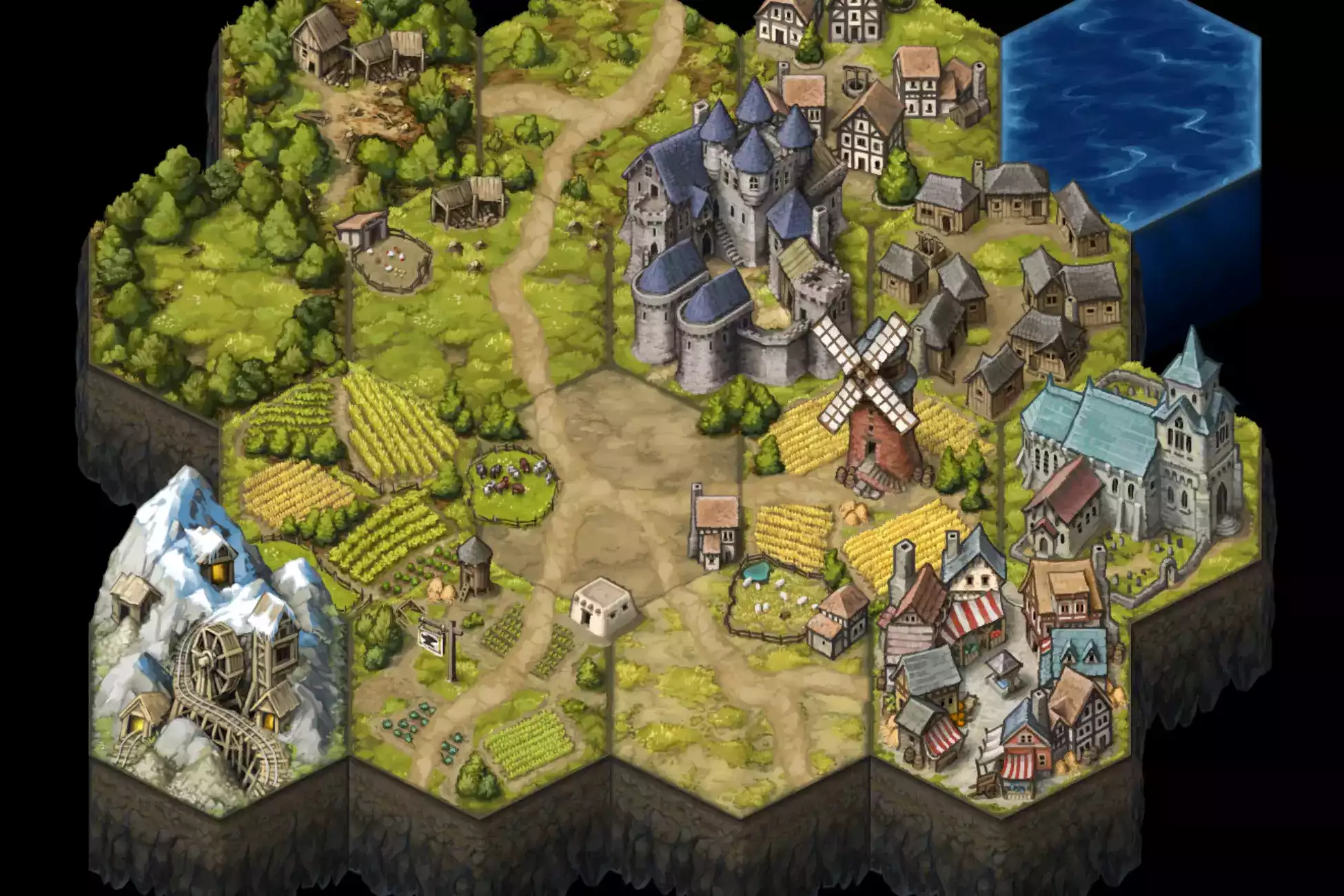 Hex Medieval-Fantasy Locations