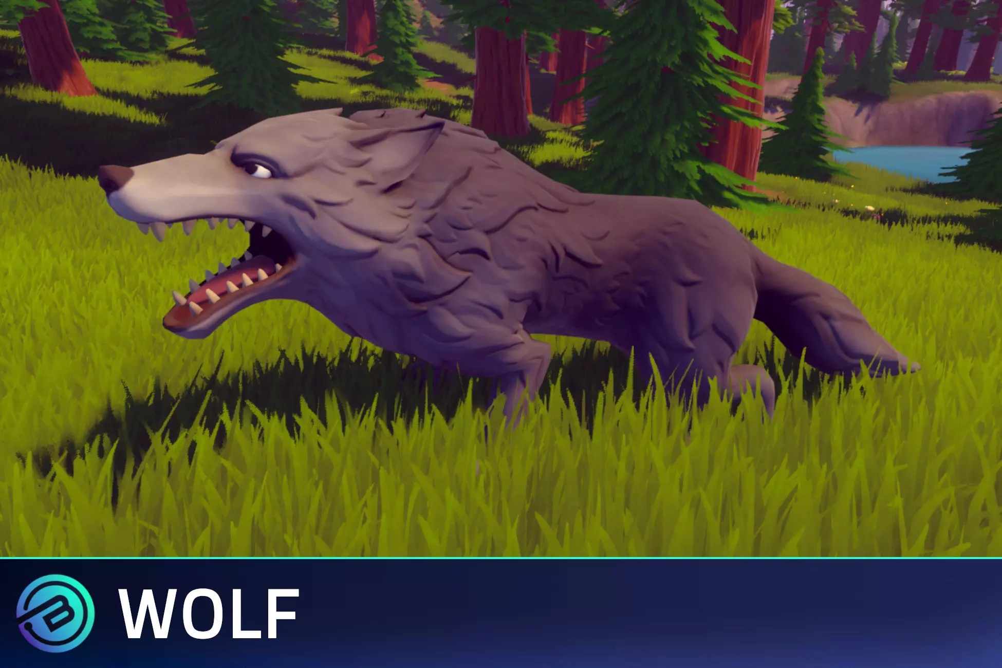 Stylized Wolf - RPG Forest Animal