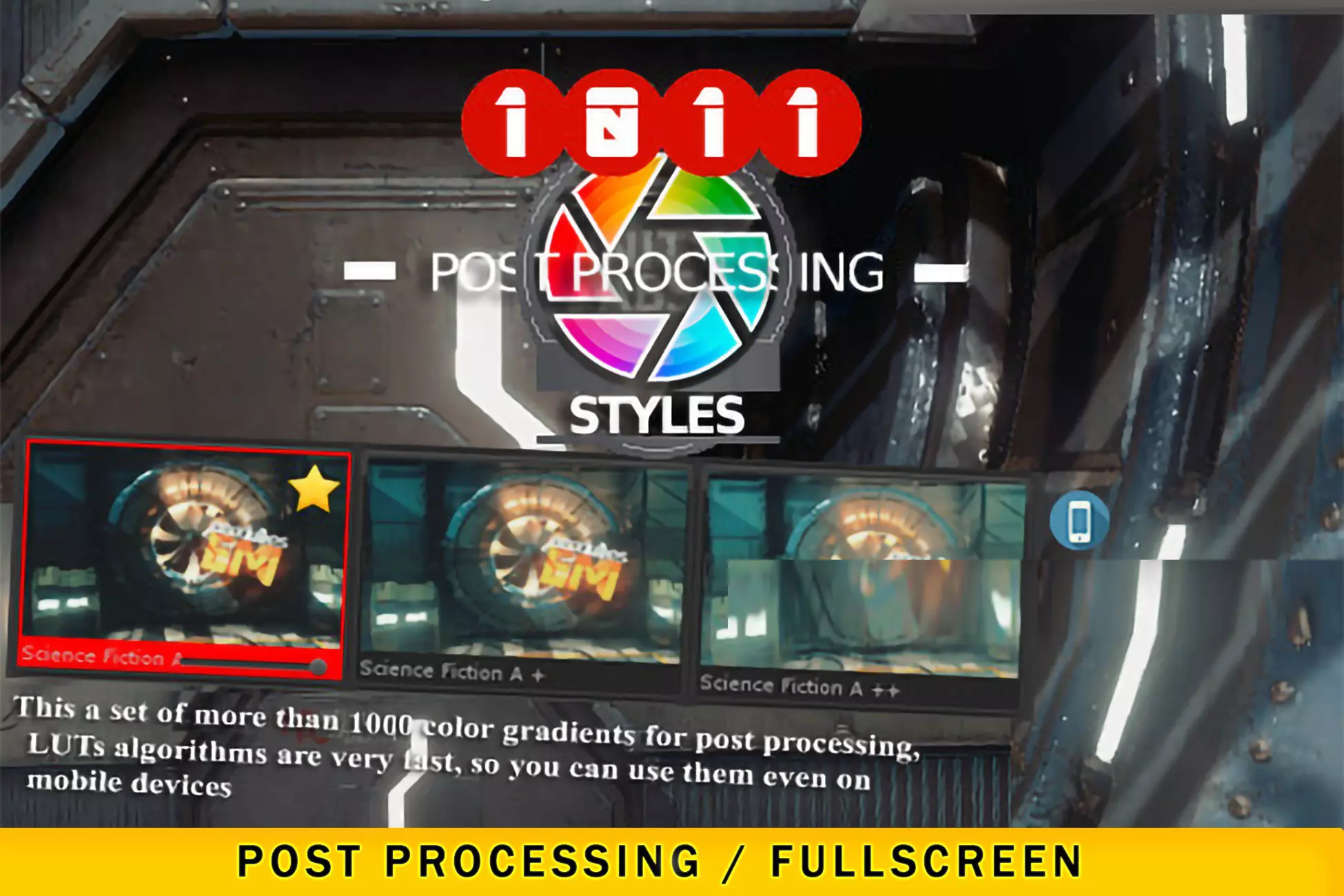 1000 LUTs for Post Processing