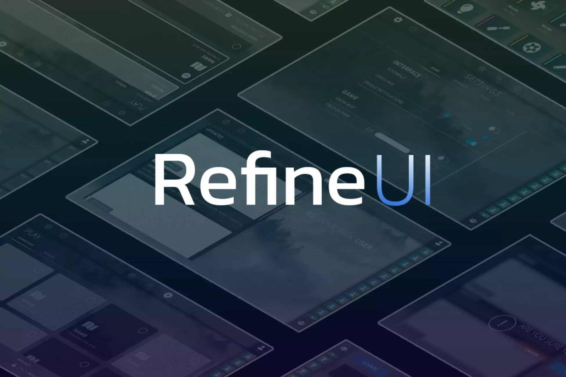 Refine UI - Game menu