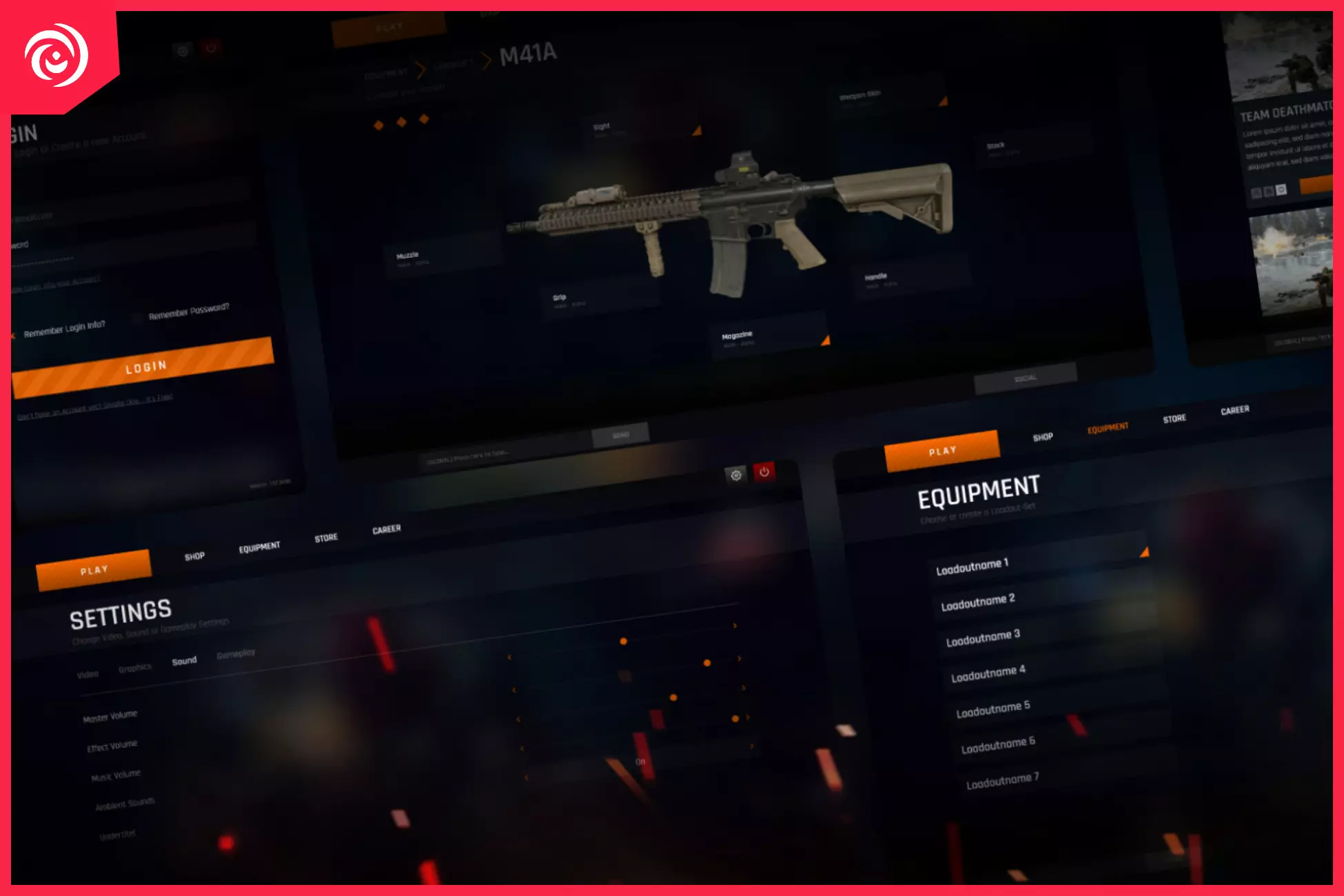 Shooter Game User Interface Starter