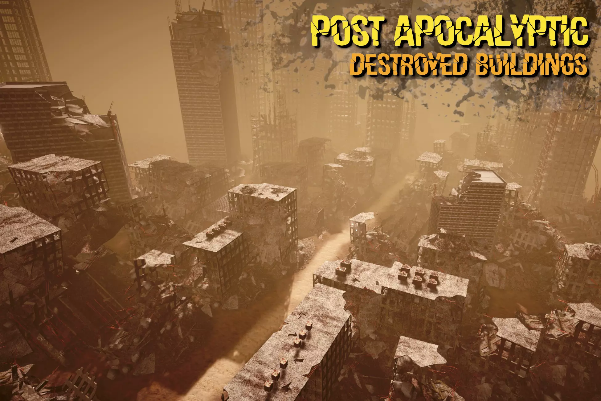 Post Apocalyptic Destroyed Buildings