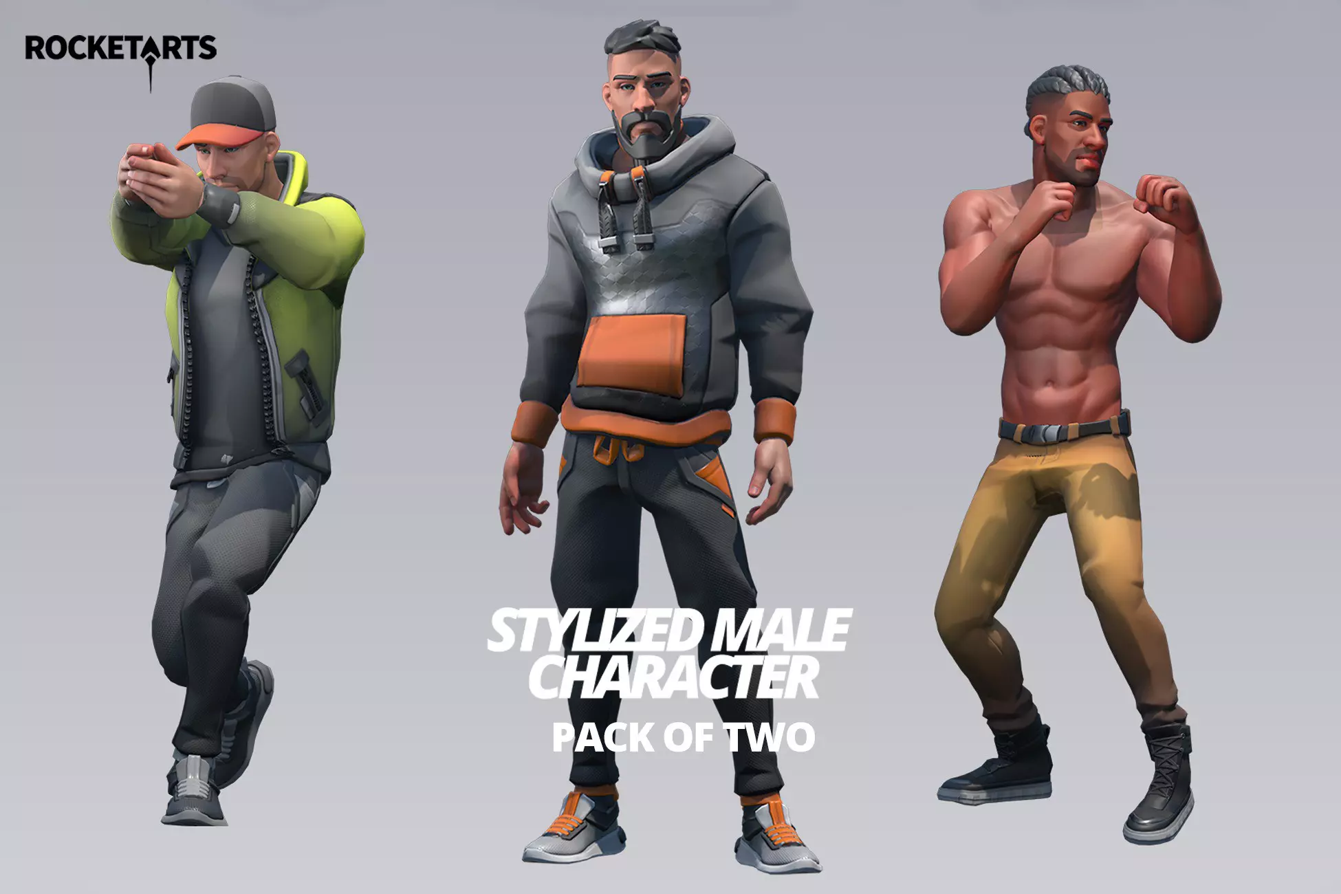Stylized Modular Character (Male)
