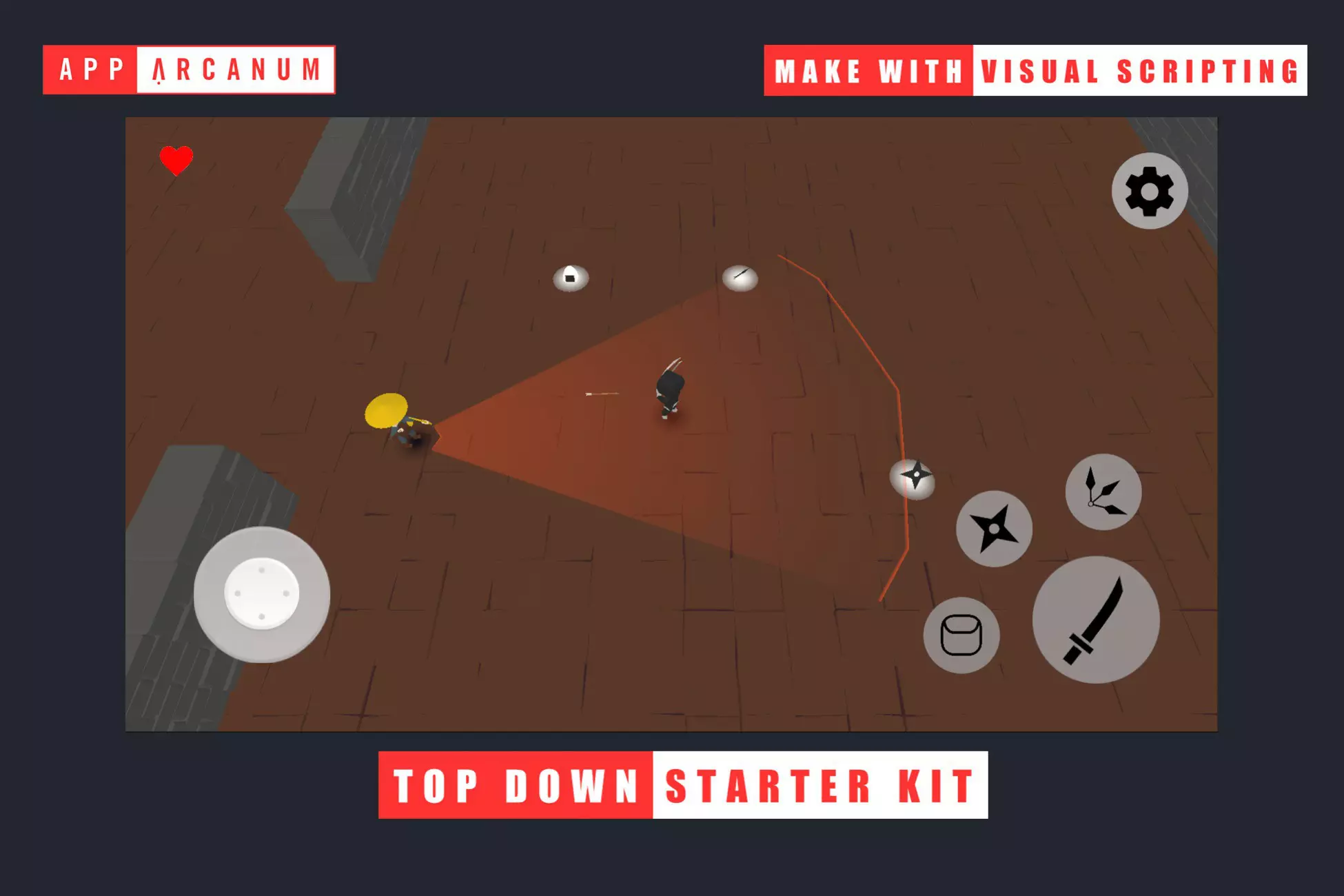 Top Down Starter Kit - 3D - Visual Scripting