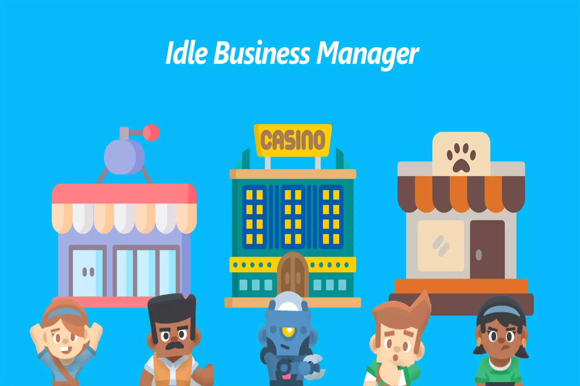 Idle Business Manager Game (Tycoon Template)