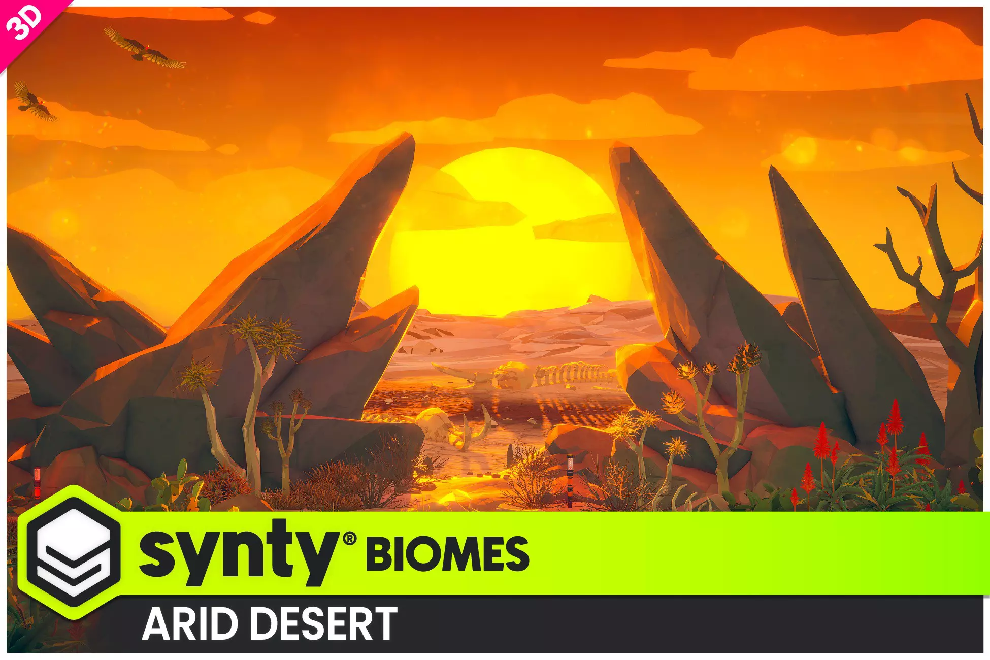 POLYGON - Arid Desert - Nature Biomes - Low Poly 3D Art by Synty