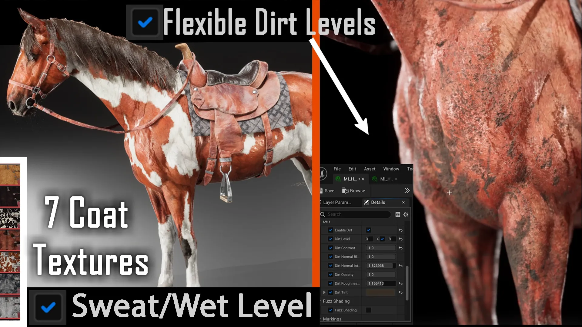 Realistic Horse with Animations