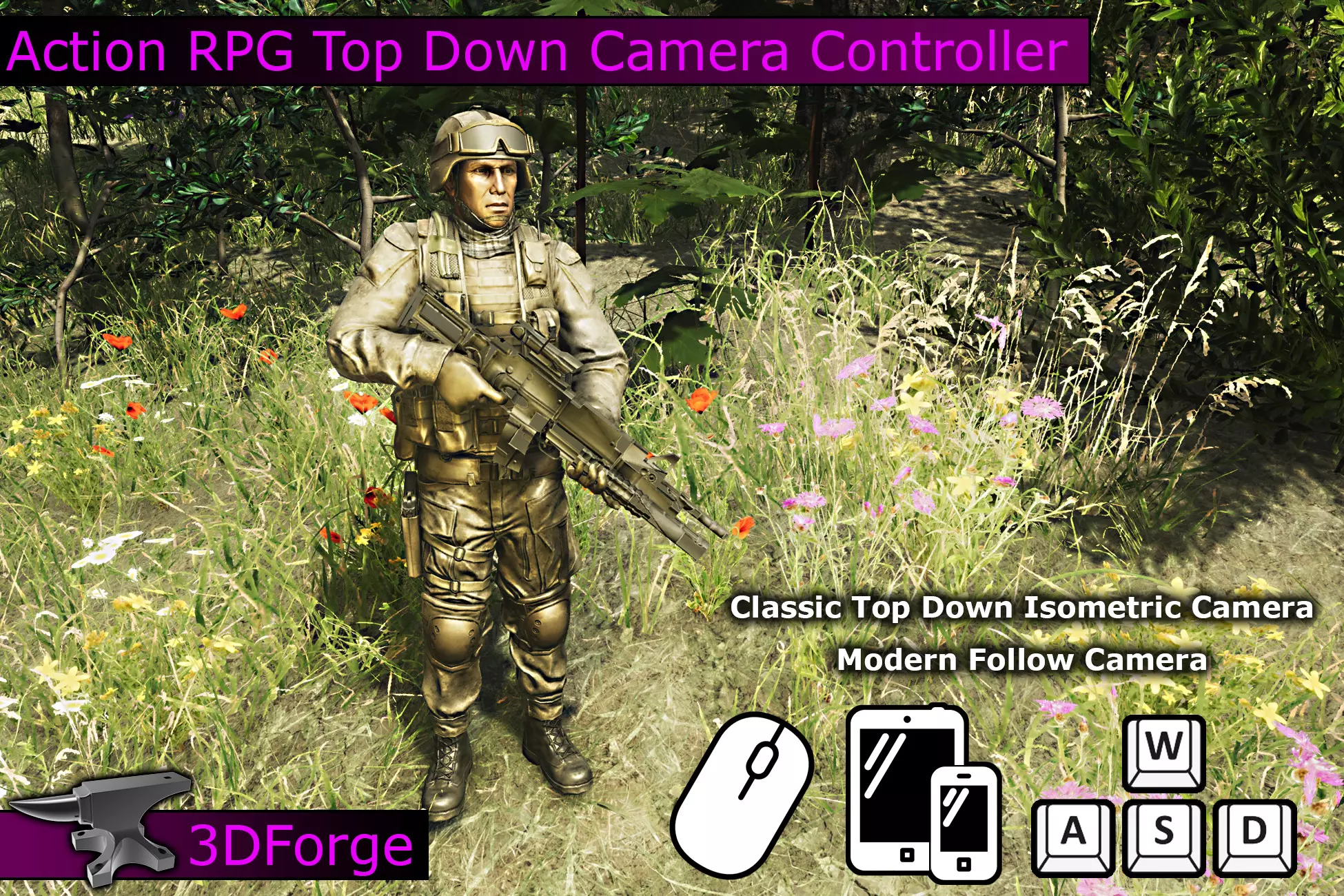 Action RPG Top Down Camera Controller