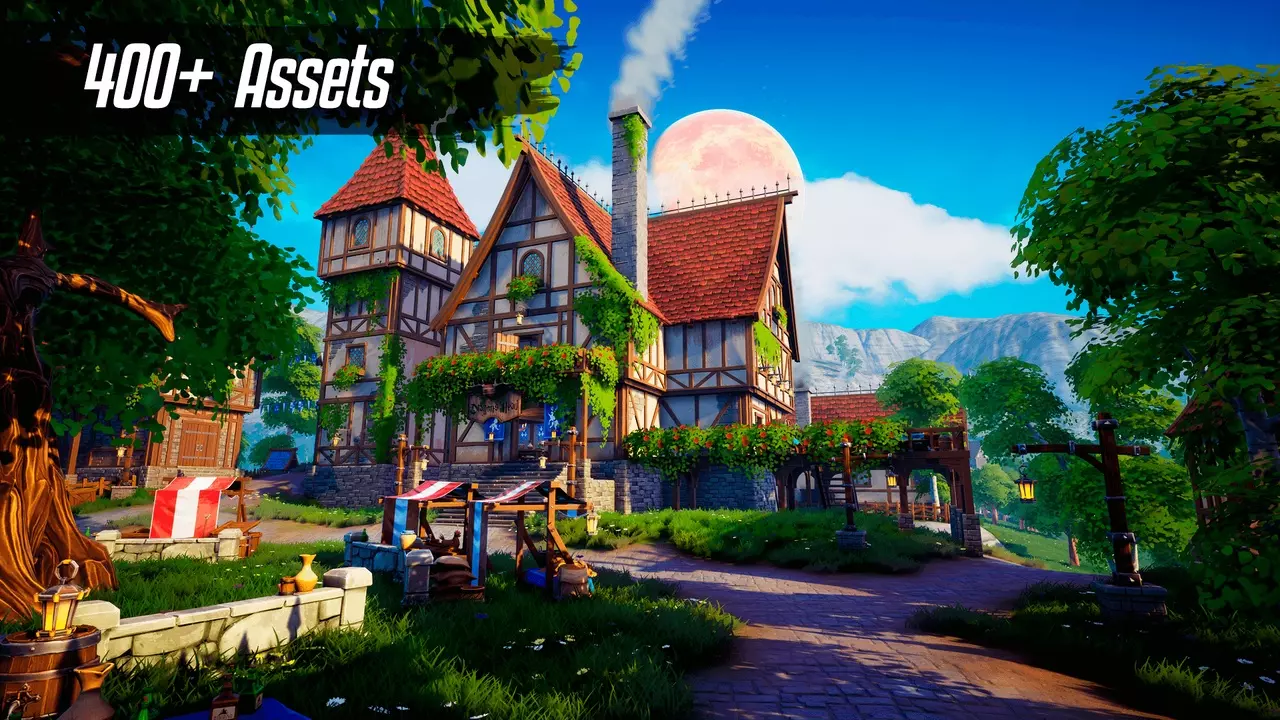 Stylized Village - Modular Stylized Village Environment