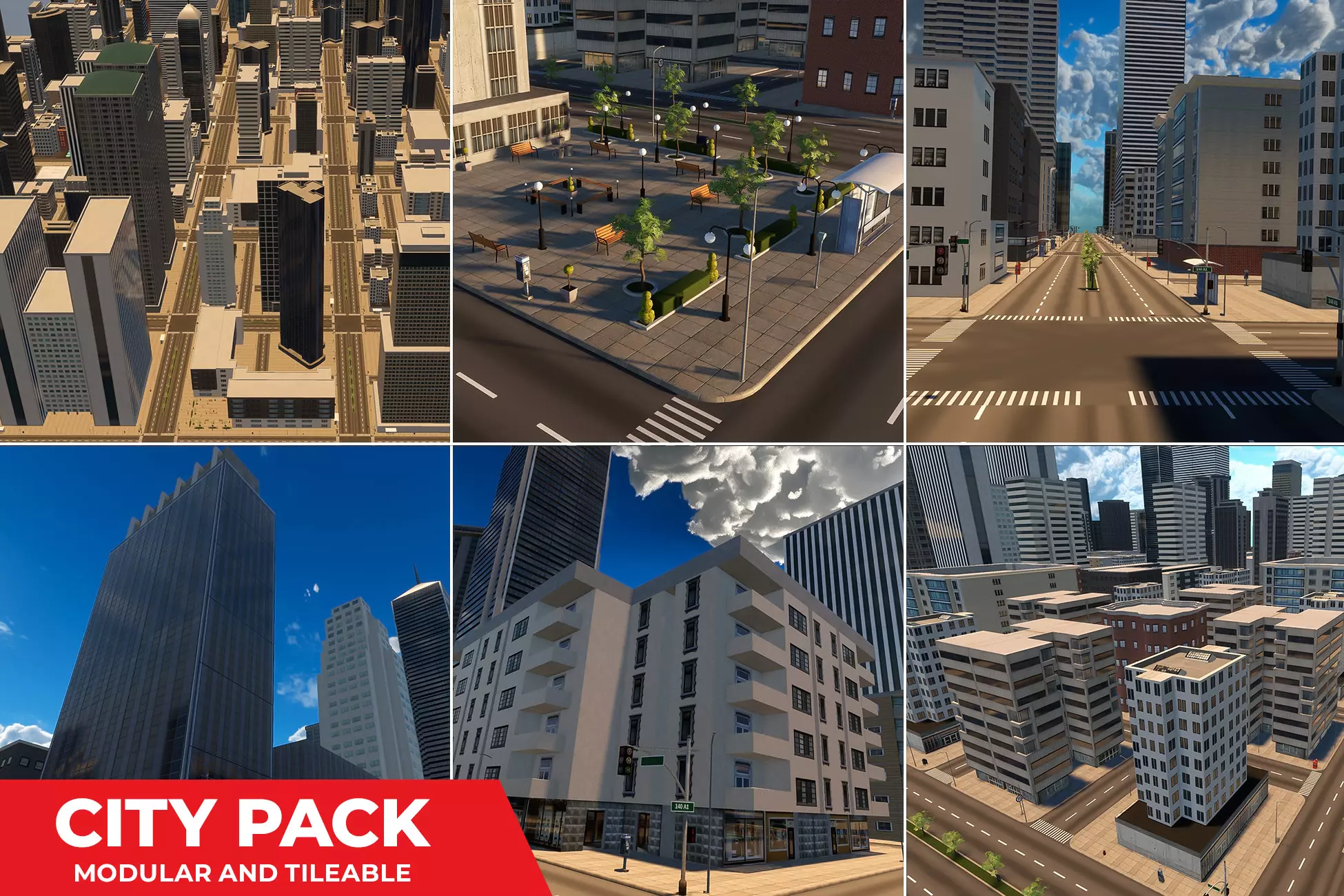 City Pack - Modular and Tileable
