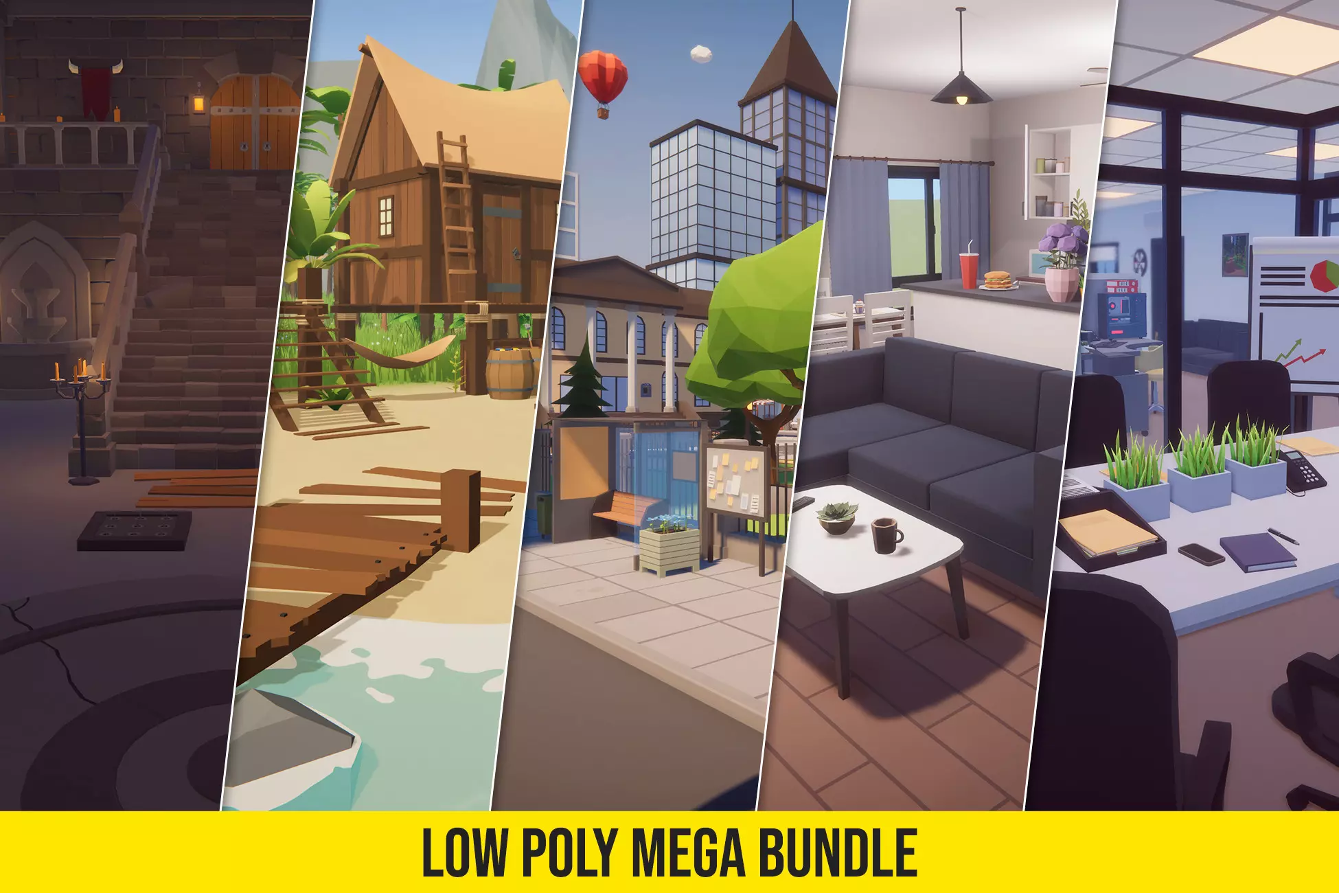 Low Poly Mega Bundle