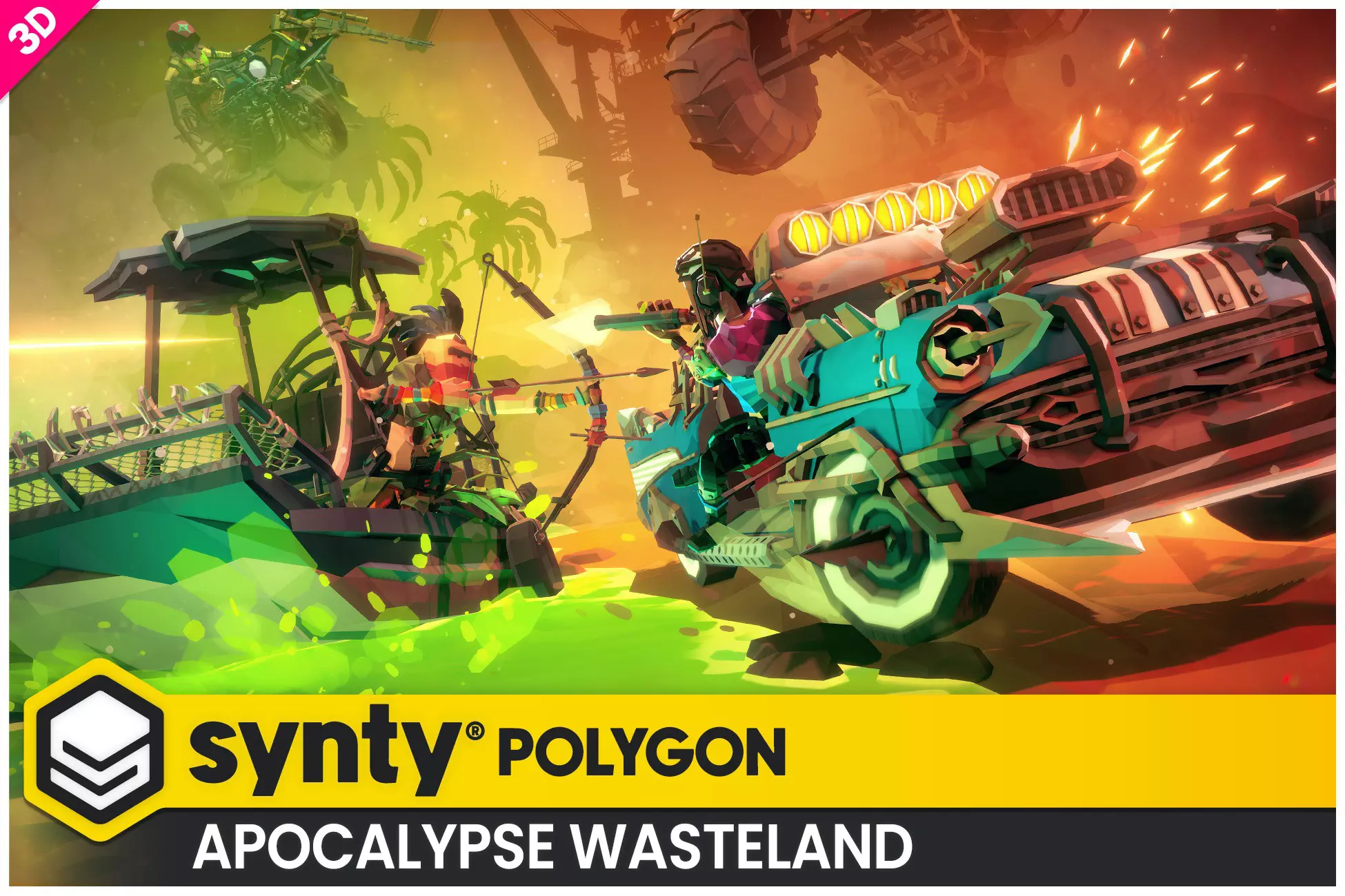 POLYGON - Apocalypse Wasteland Pack - Art by Synty