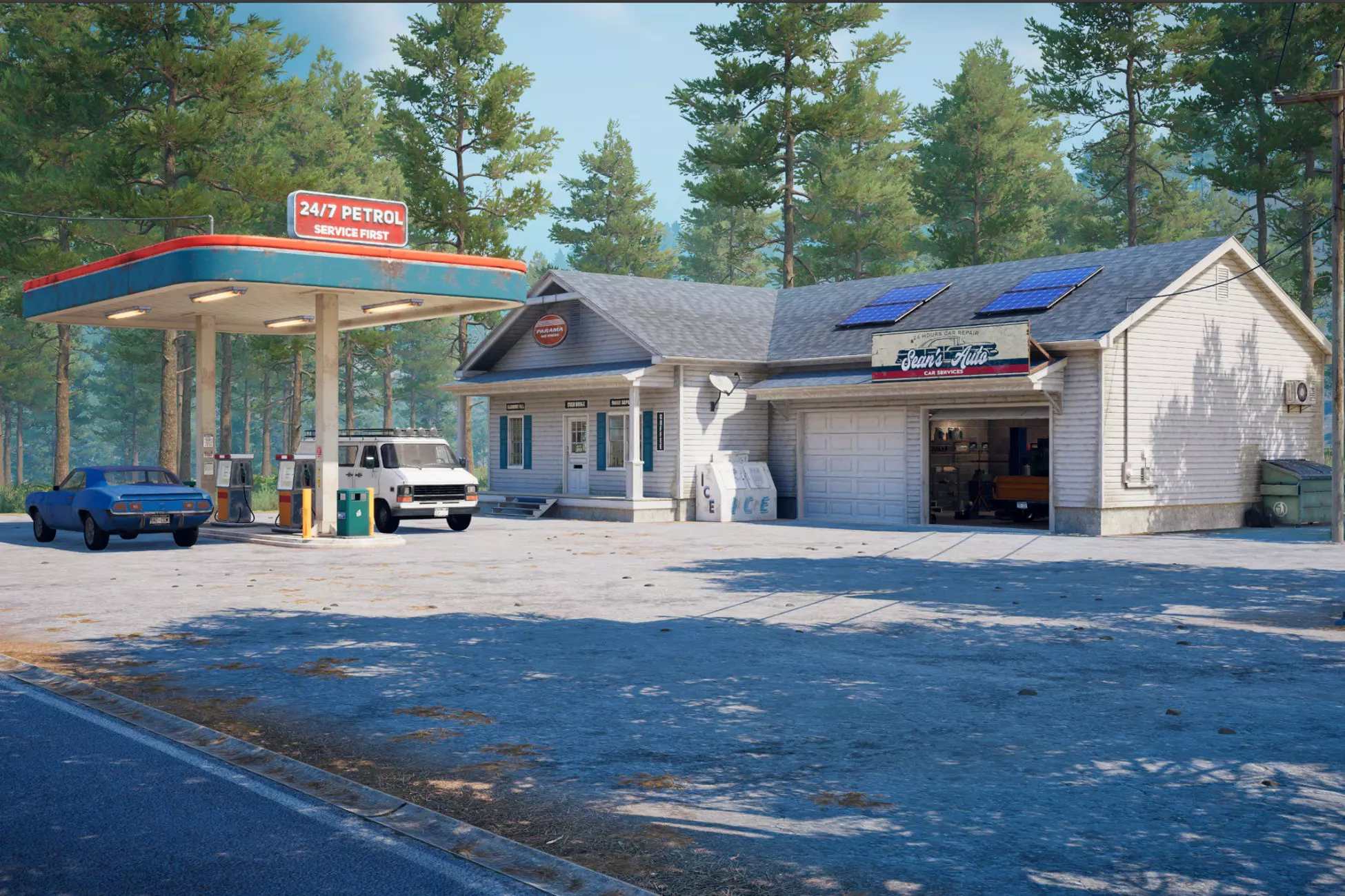 Rural Gas Station