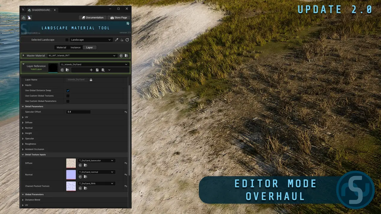 SHADERSOURCE - Landscape Material Tool