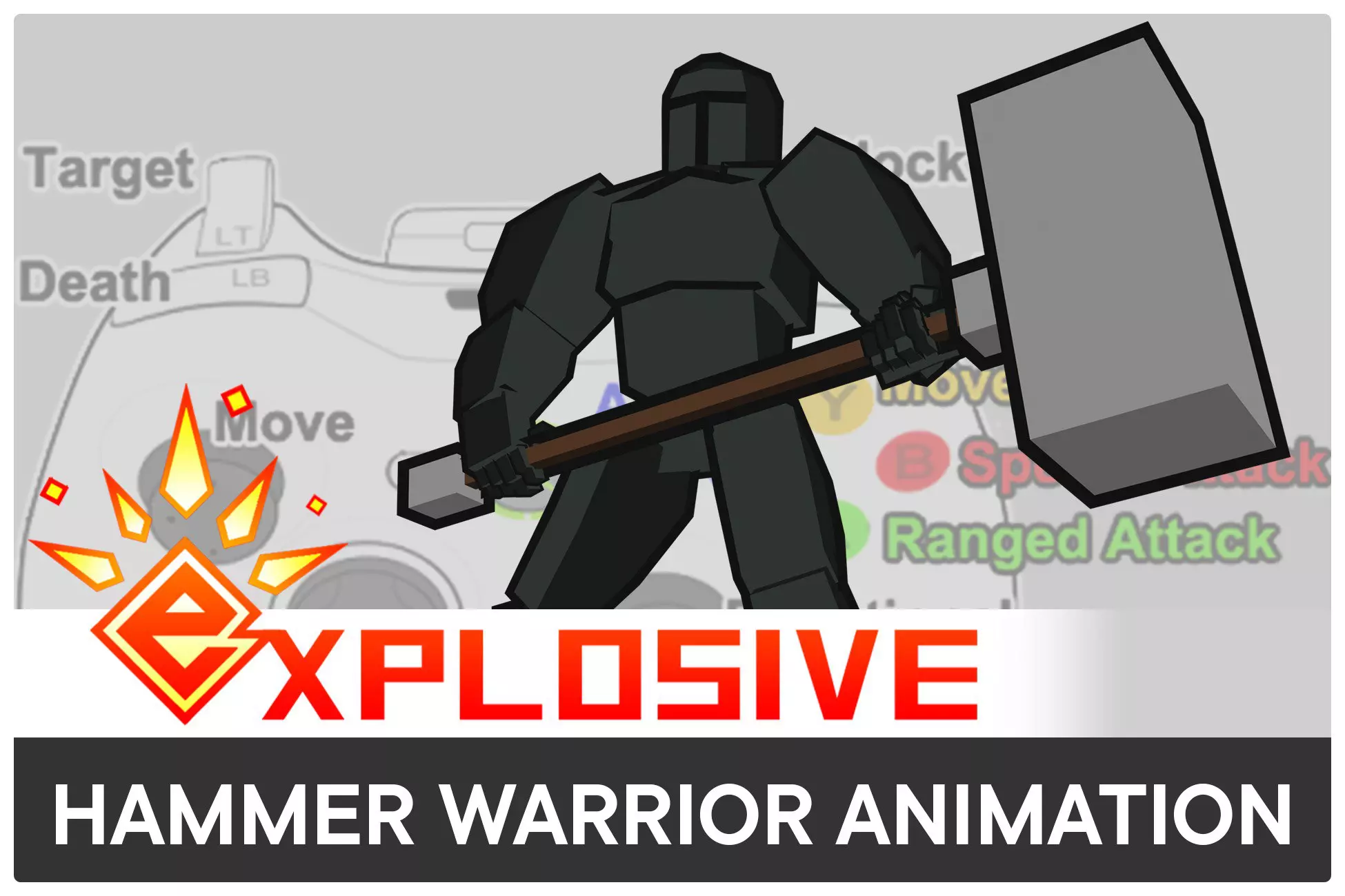 Hammer Warrior Mecanim Animation Pack