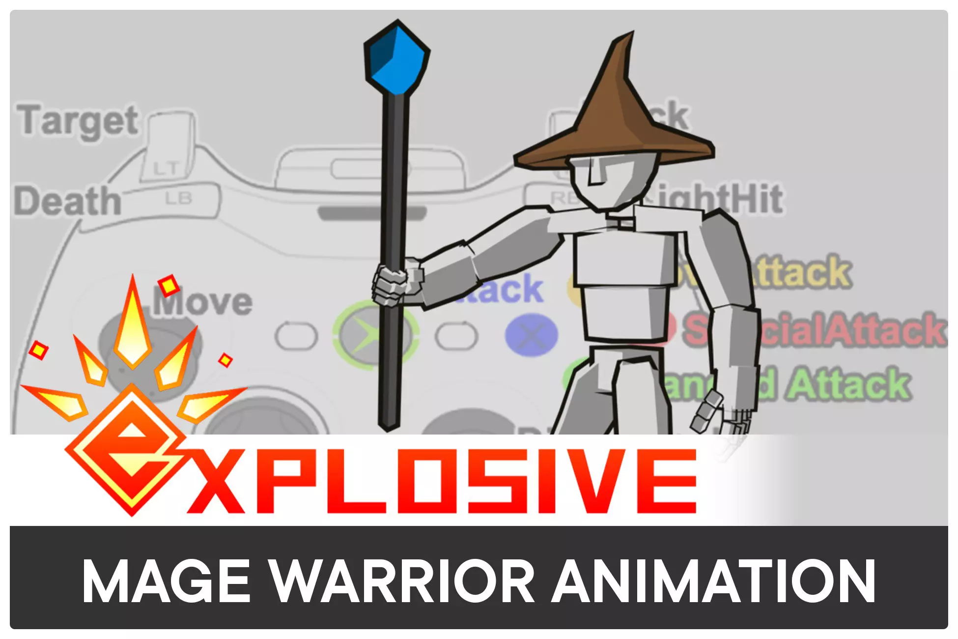 Mage Warrior Mecanim Animation Pack