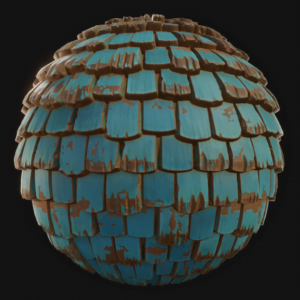 Wooden Roof Tiles 02