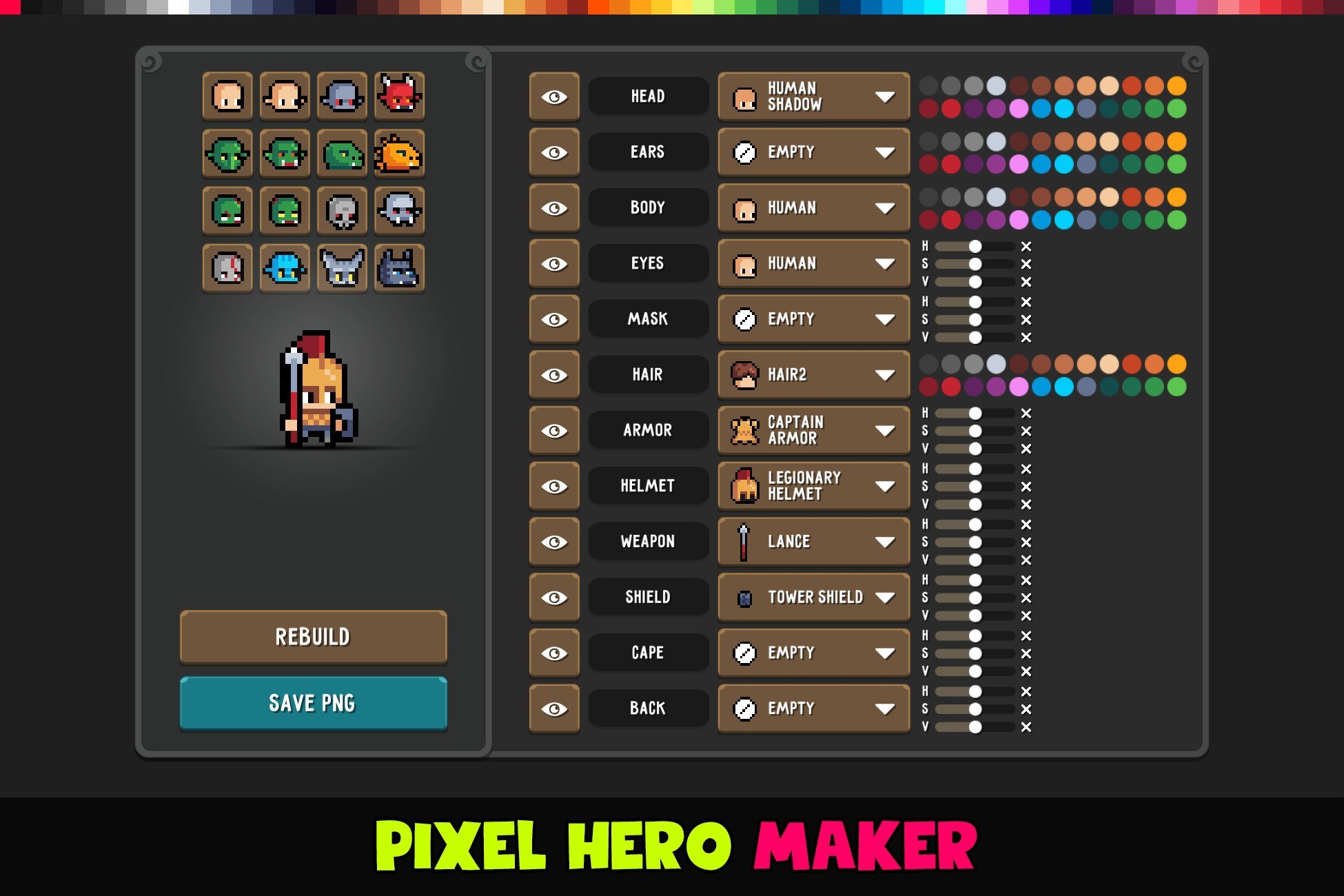 Pixel Hero Maker