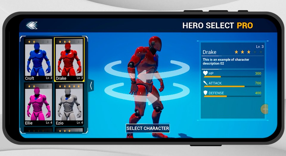 Hero Select PRO