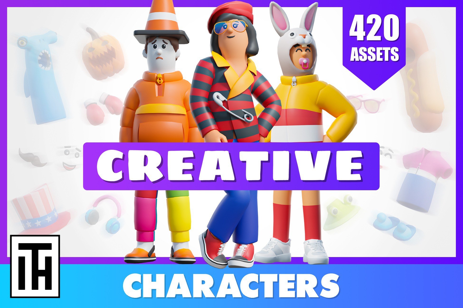 Creative Characters - Modular Animated Pack