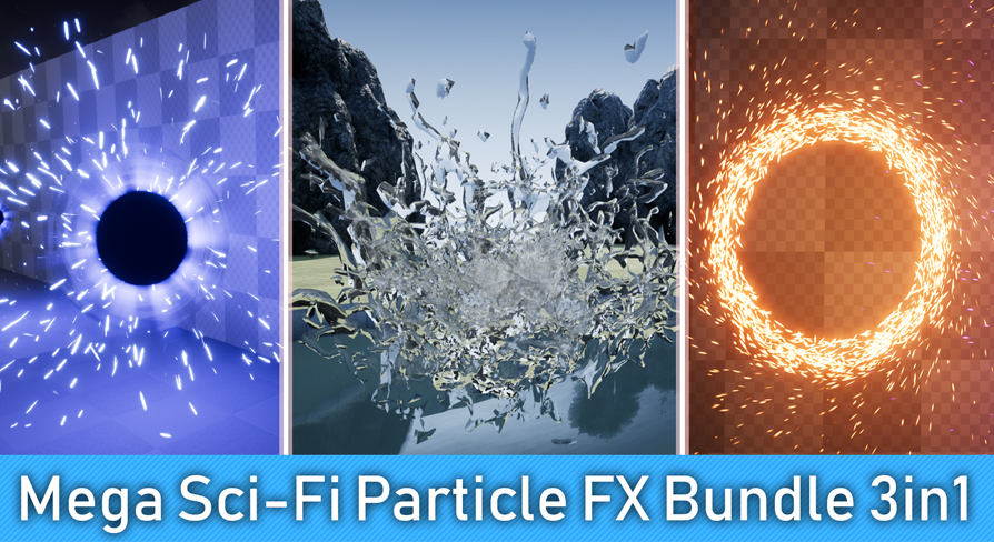 Mega Sci-Fi Particle FX Bundle 3in1