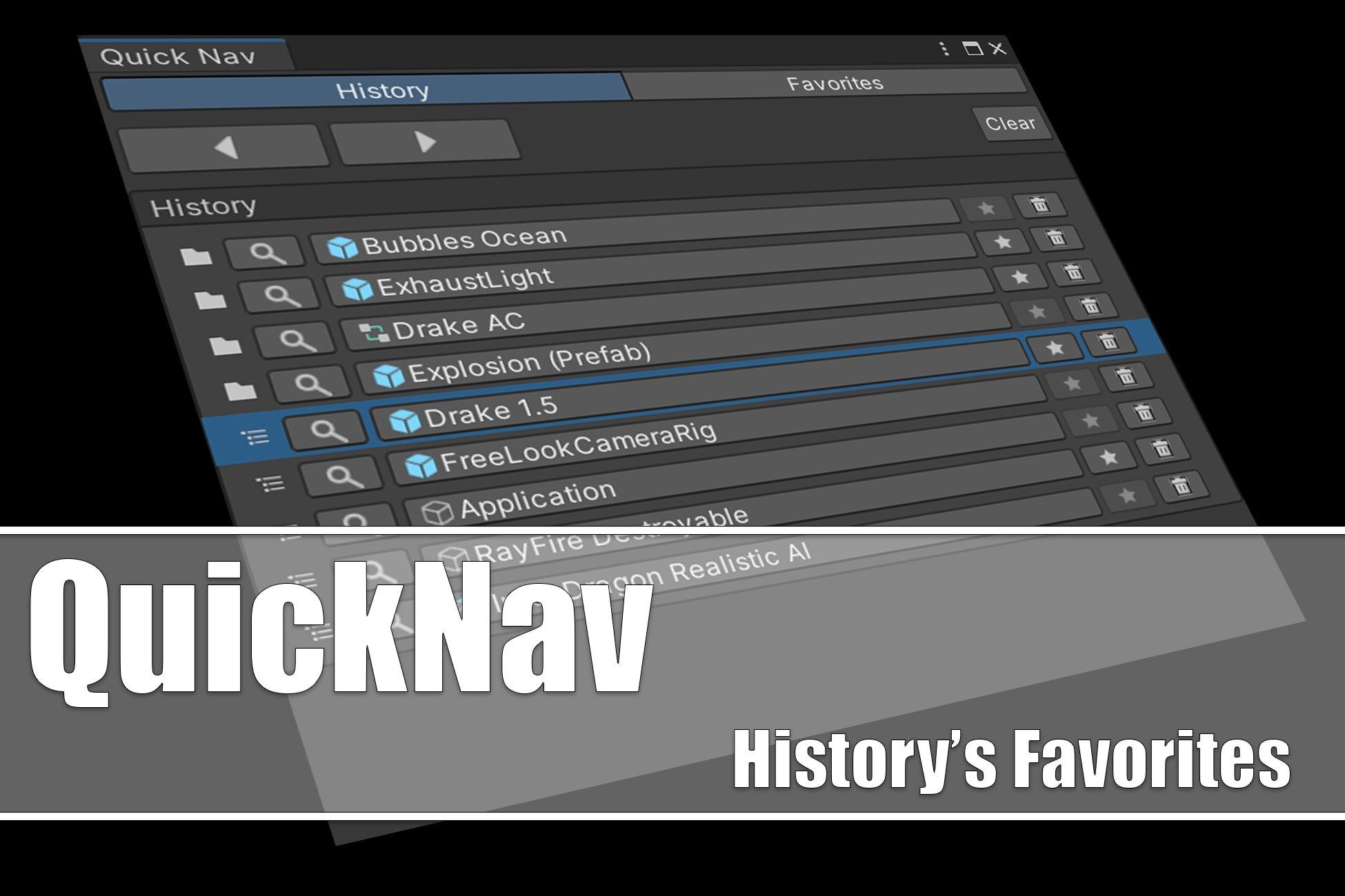 QuickNav - History's Favorites - Support Edition