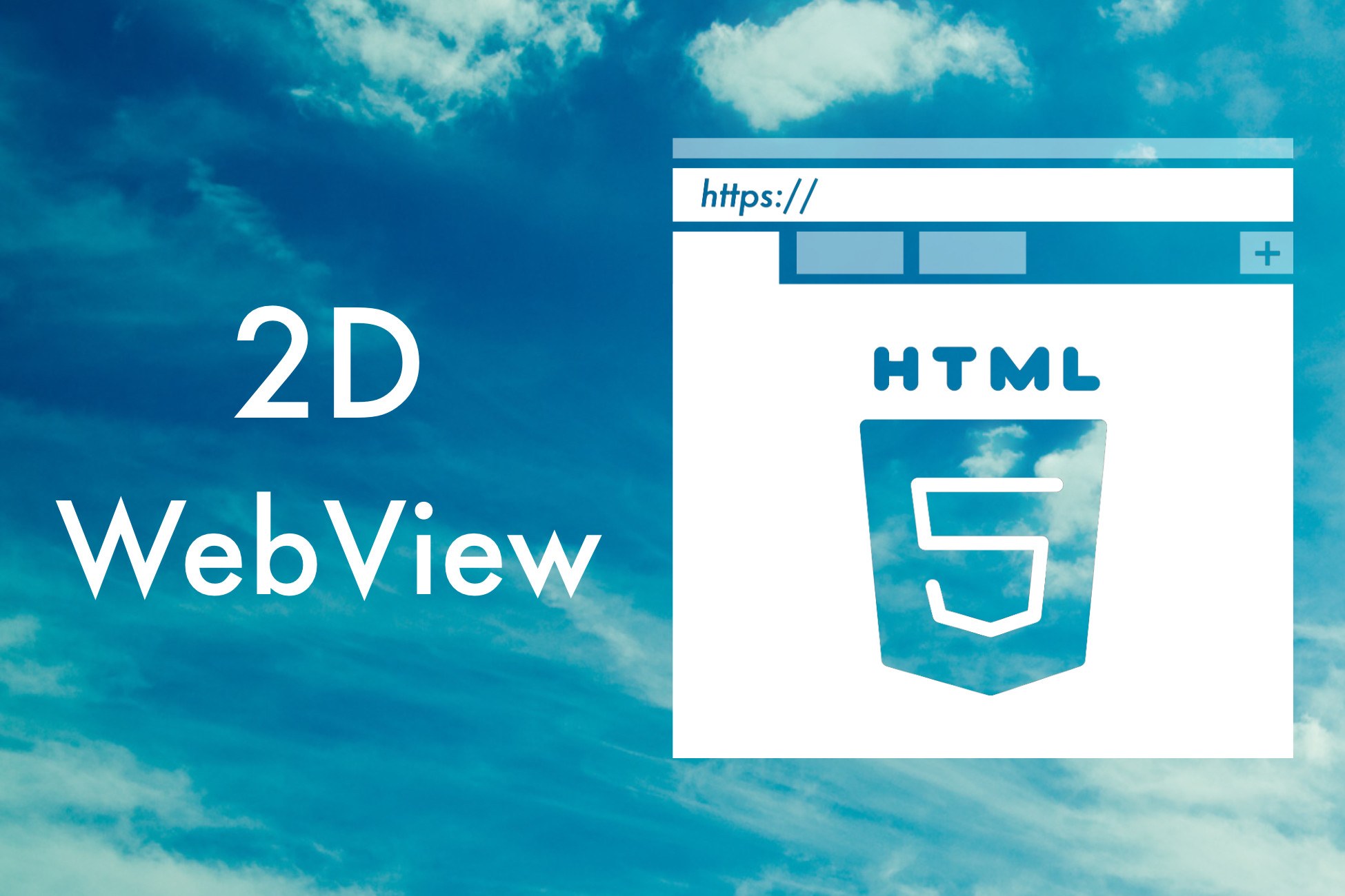 2D WebView for WebGL (Web Browser IFrame)