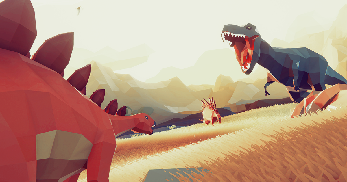 Low Poly Animated Dinosaurs