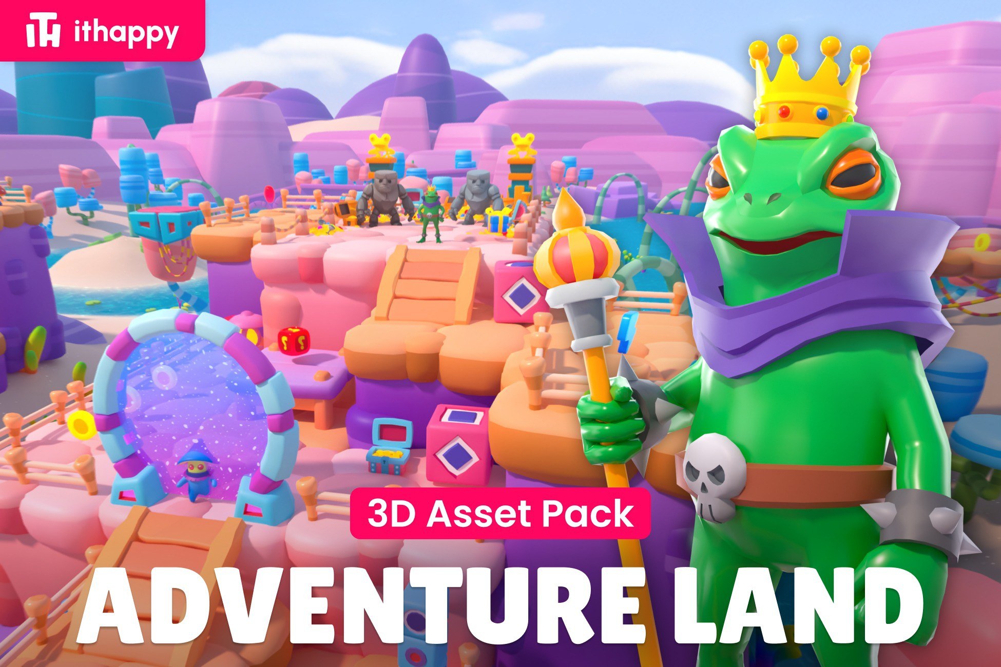 Adventure Land - Low Poly 3D Models Pack