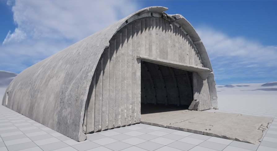 Concrete hangar v.1